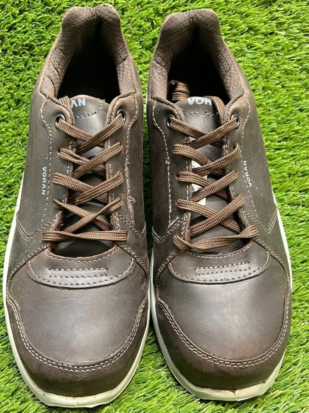 Voran SportSafe Energy 810M Mens Size 8.5 Brown Composite Toe‎ Safety Work Shoes